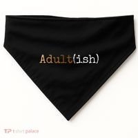 Adultish Melanin 21st Birthday 18th Birthday USA-Made Doggie Bandana thumb 0