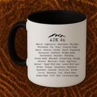 Adirondack Mountains 46 High Peaks Coffee Mug thumb 2