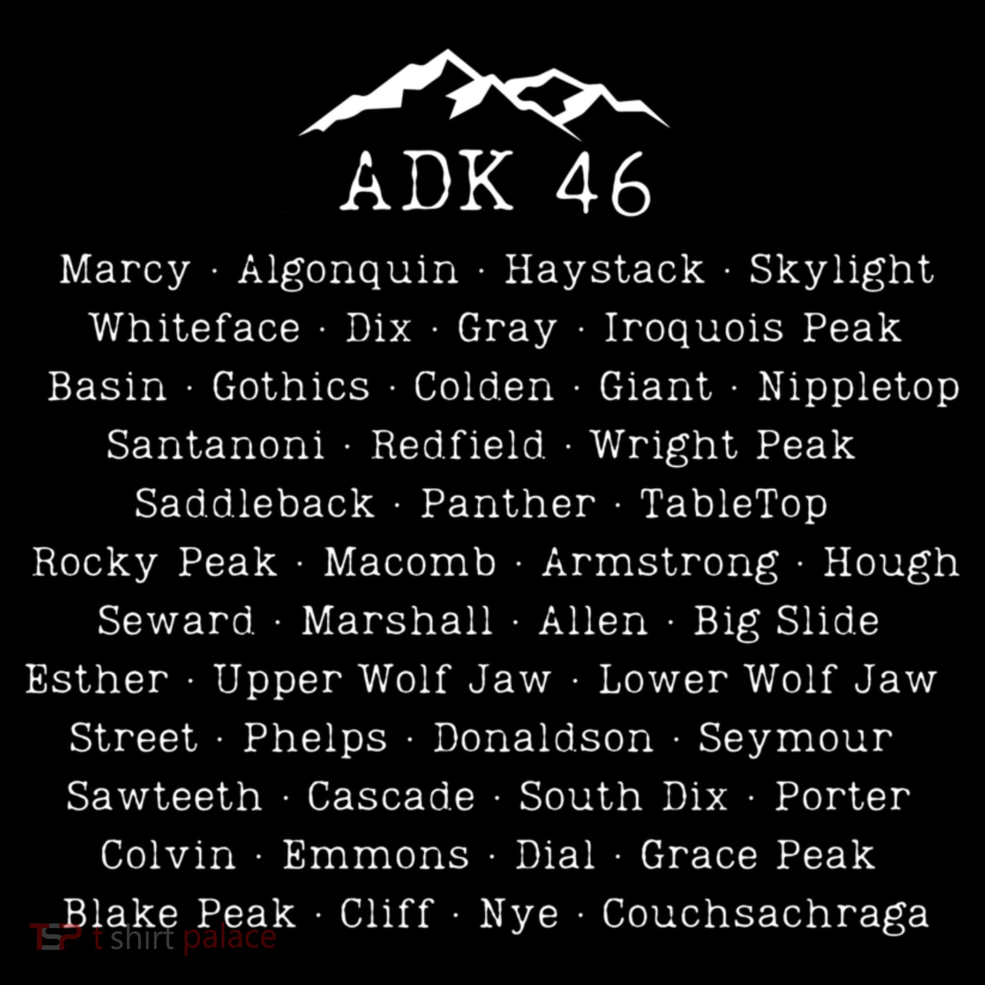 Adirondack Mountains 46 High Peaks Women's Tank Top