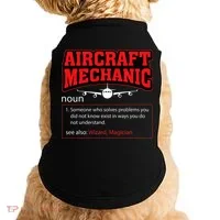 Aircraft Mechanic Airplane  Doggie Tank thumb 0