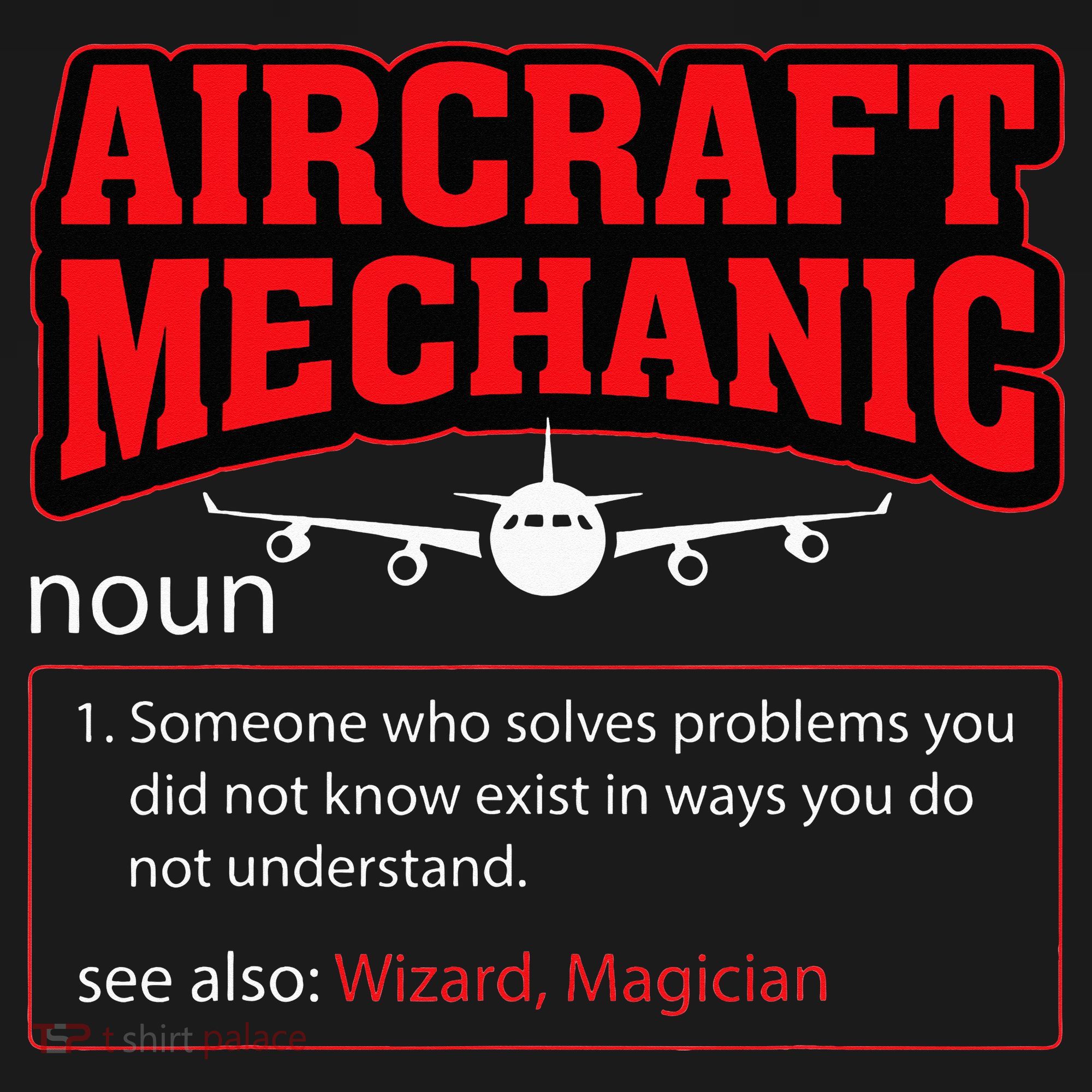 Aircraft Mechanic Airplane  Doggie Tank