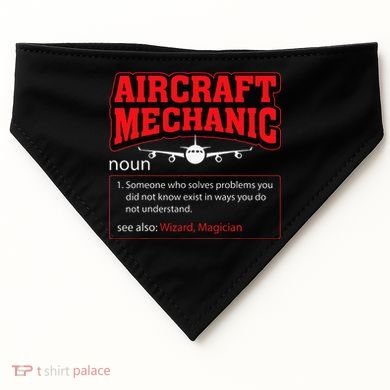 Aircraft Mechanic Airplane  USA-Made Doggie Bandana