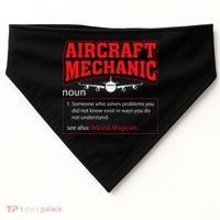 Aircraft Mechanic Airplane  USA-Made Doggie Bandana thumb 0
