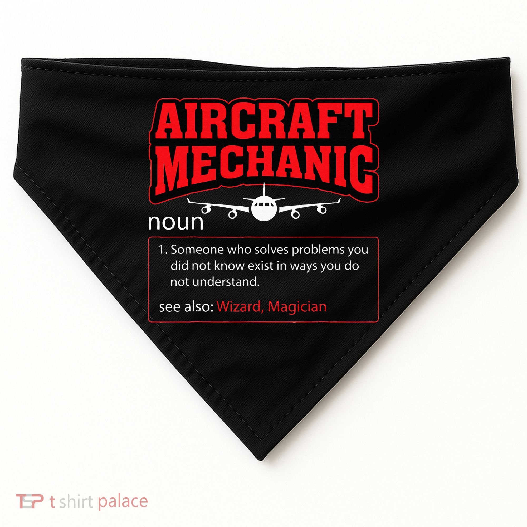Aircraft Mechanic Airplane  USA-Made Doggie Bandana