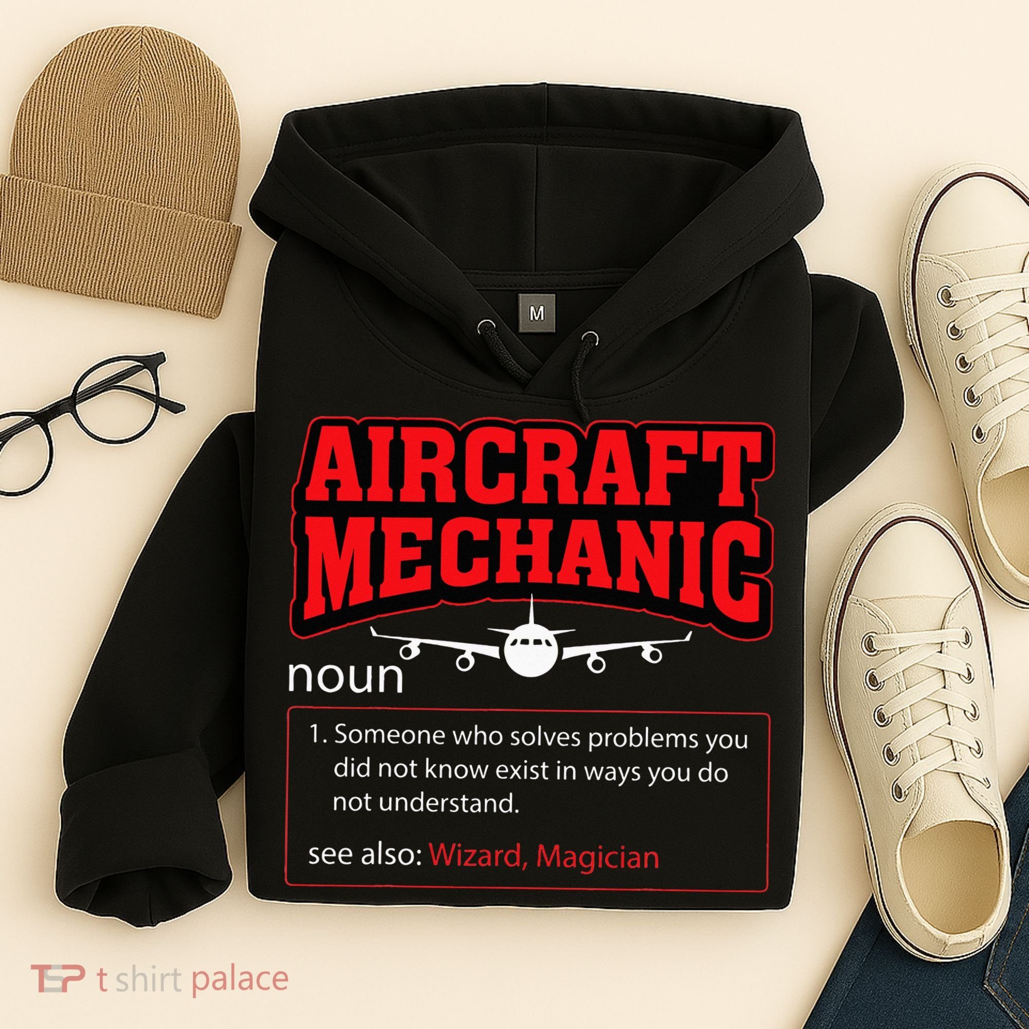 Aircraft Mechanic Airplane  Hoodie