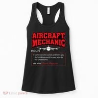 Aircraft Mechanic Airplane  Women's Tank Top thumb 0