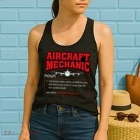 Aircraft Mechanic Airplane  Women's Tank Top thumb 2