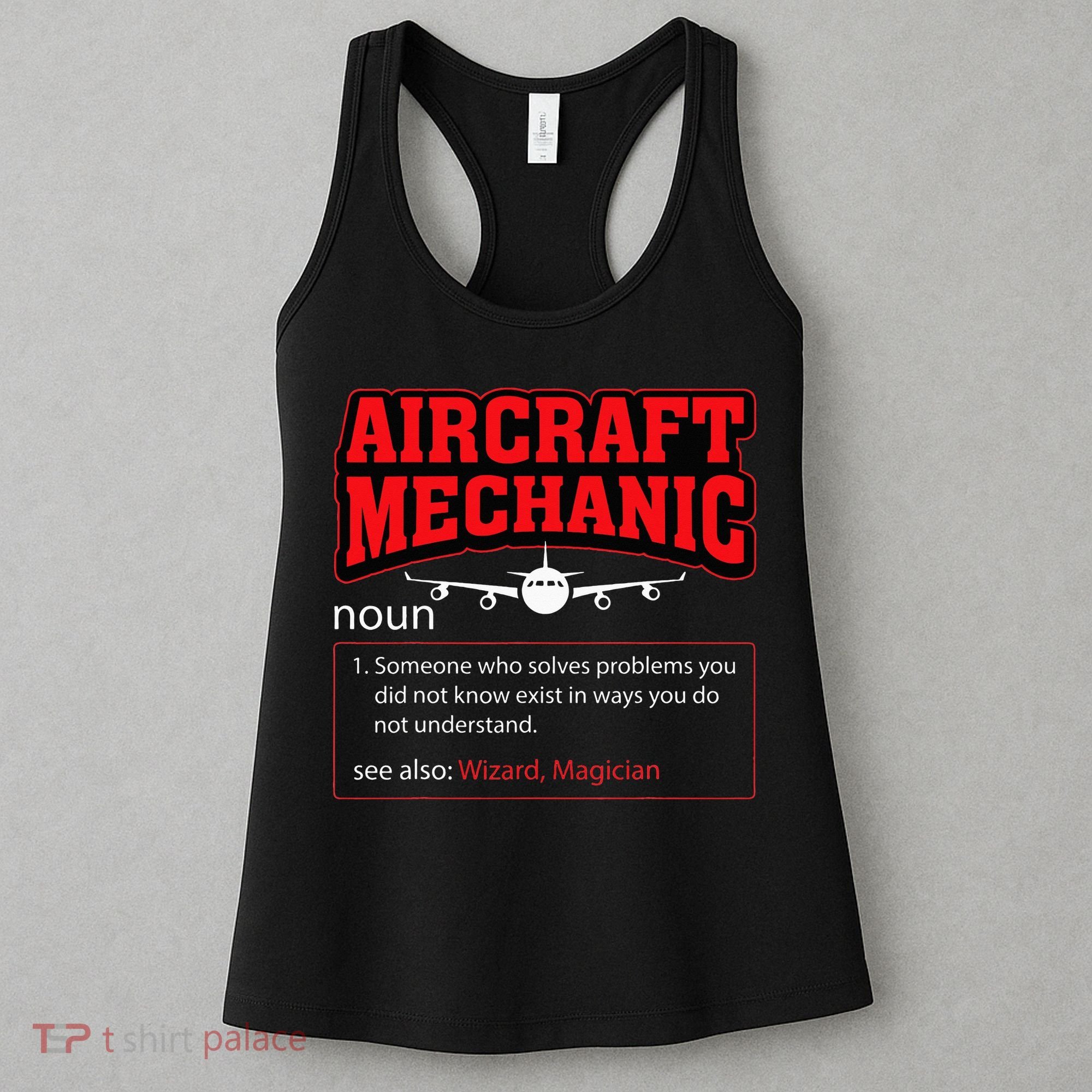 Aircraft Mechanic Airplane  Women's Tank Top