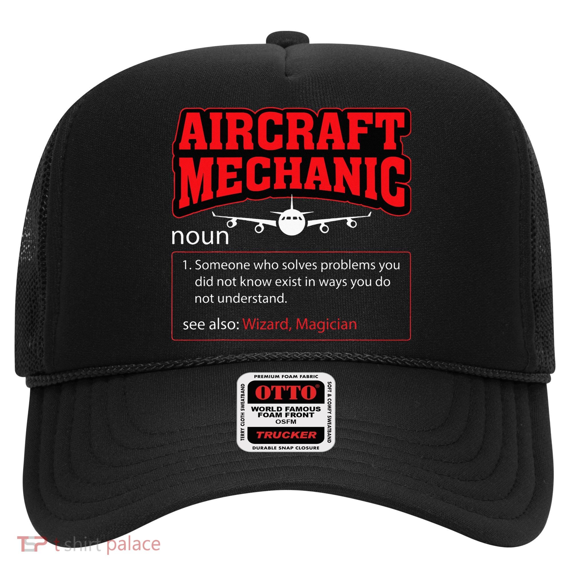 Aircraft Mechanic Airplane  Hat