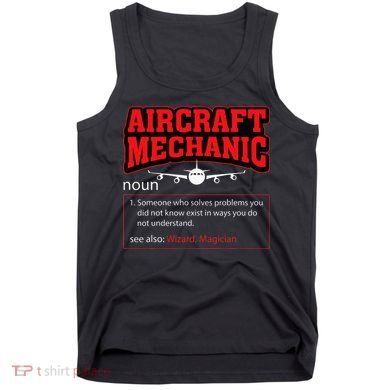 Aircraft Mechanic Airplane  Tank Top