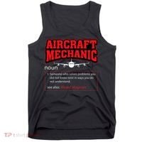 Aircraft Mechanic Airplane  Tank Top thumb 0