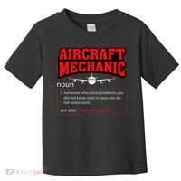 Aircraft Mechanic Airplane  Toddler T-Shirt thumb 0