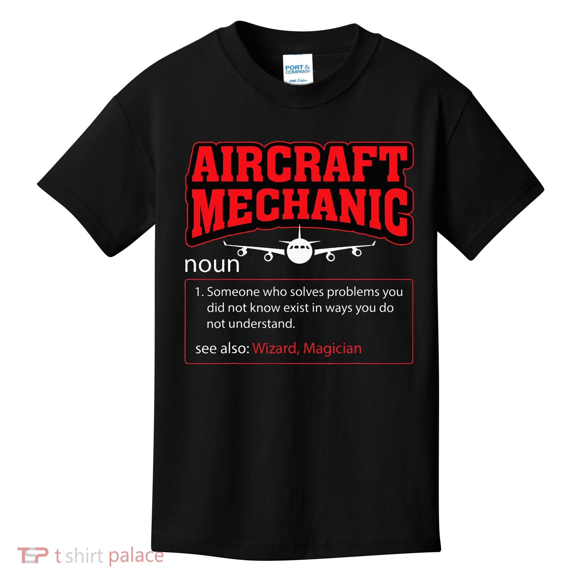 Aircraft Mechanic Airplane  Kids T-Shirt