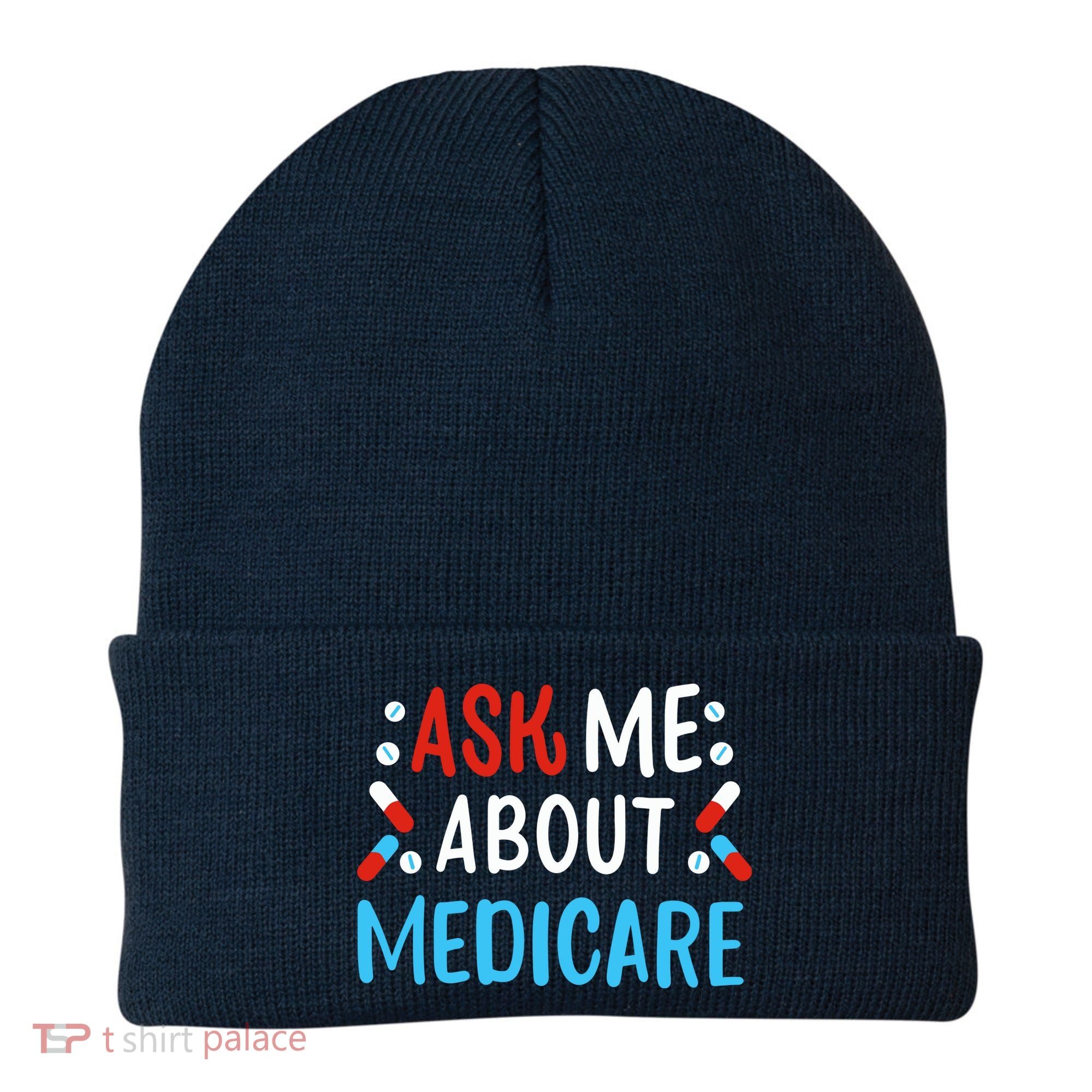 Ask Me About Medicare Beanie
