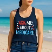 Ask Me About Medicare Women's Tank Top thumb 2