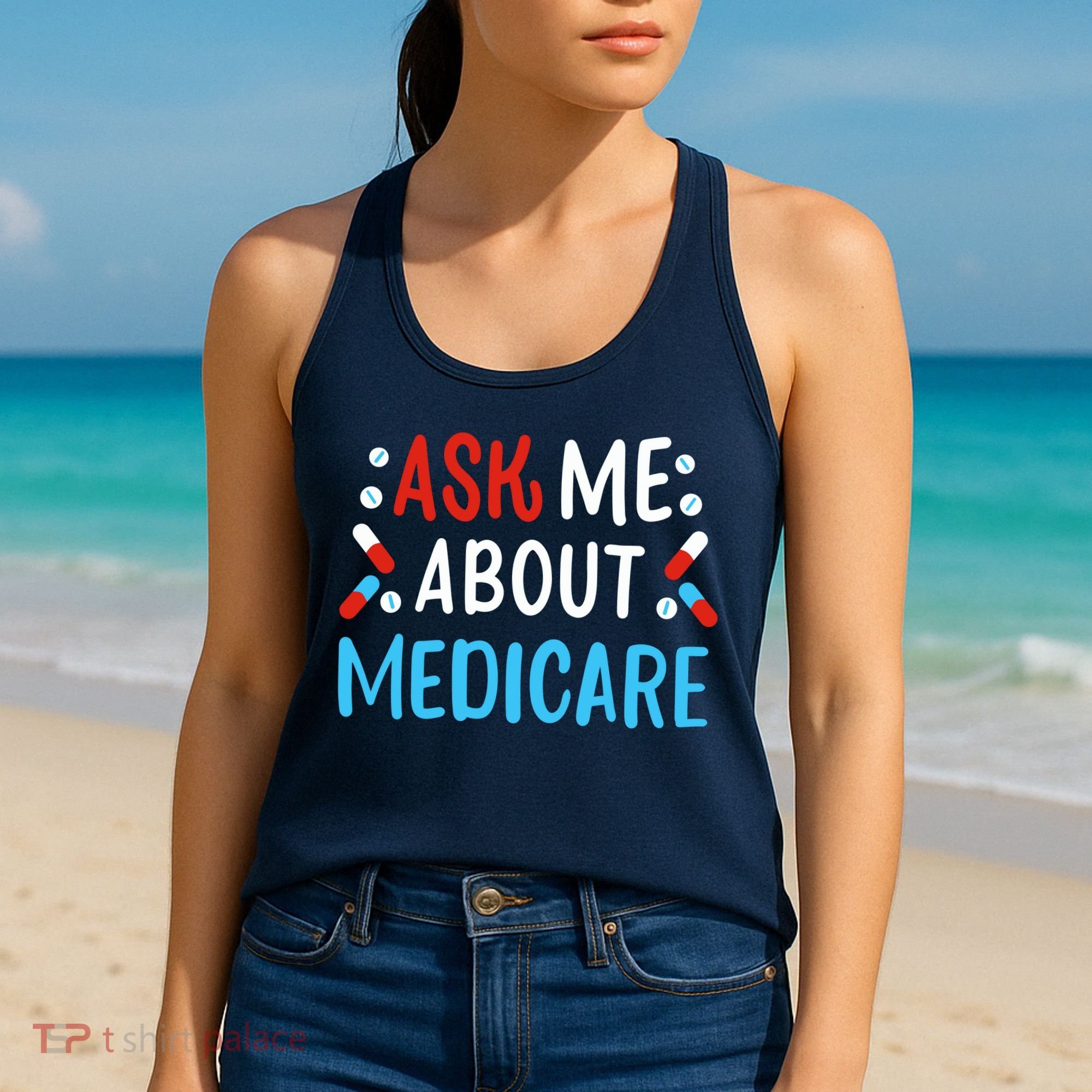 Ask Me About Medicare Women's Tank Top