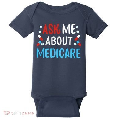 Ask Me About Medicare Baby Bodysuit