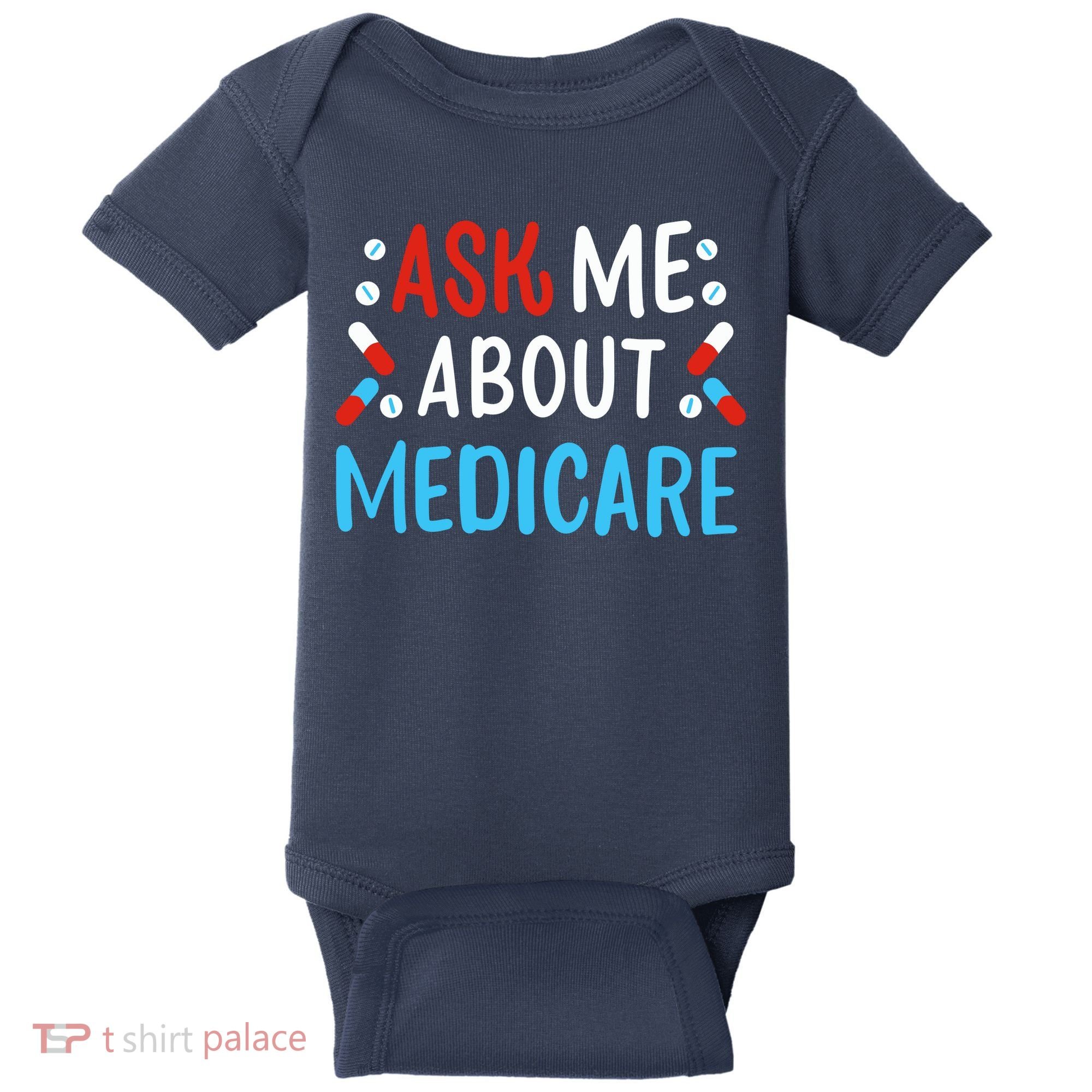 Ask Me About Medicare Baby Bodysuit