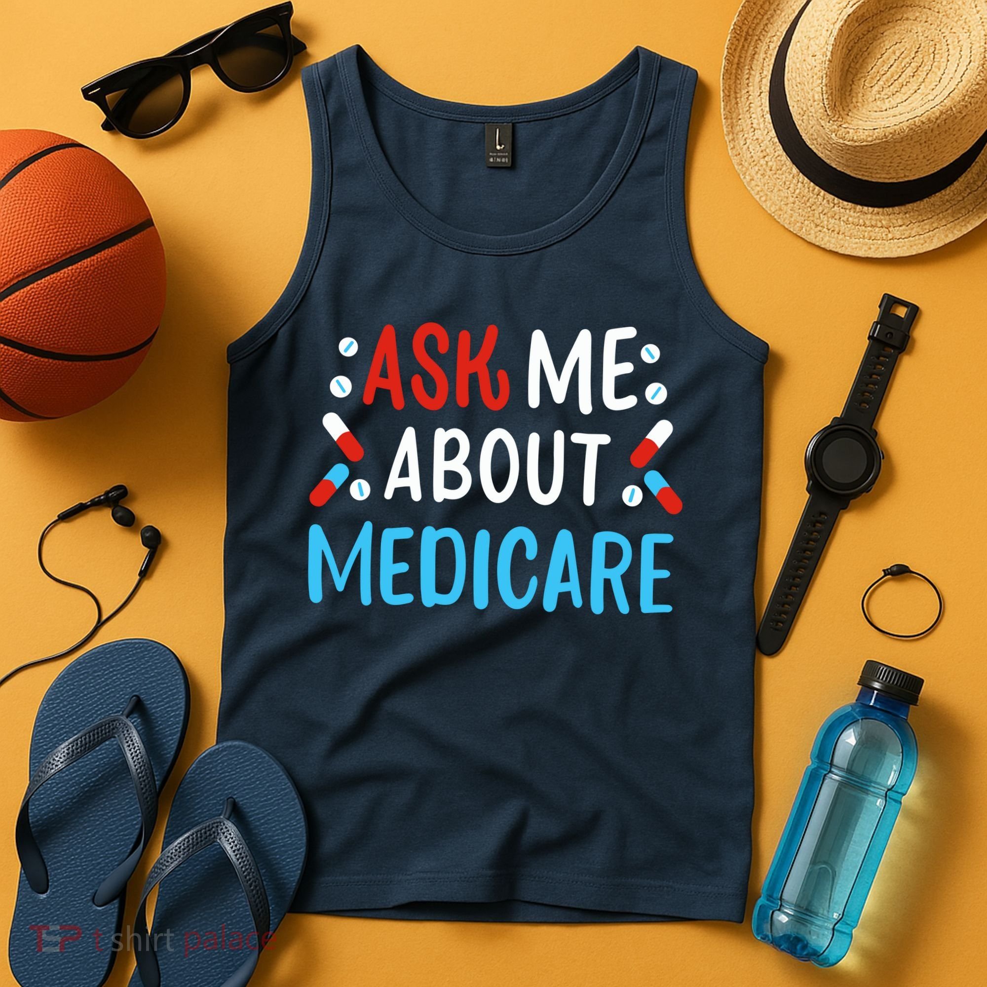 Ask Me About Medicare Tank Top