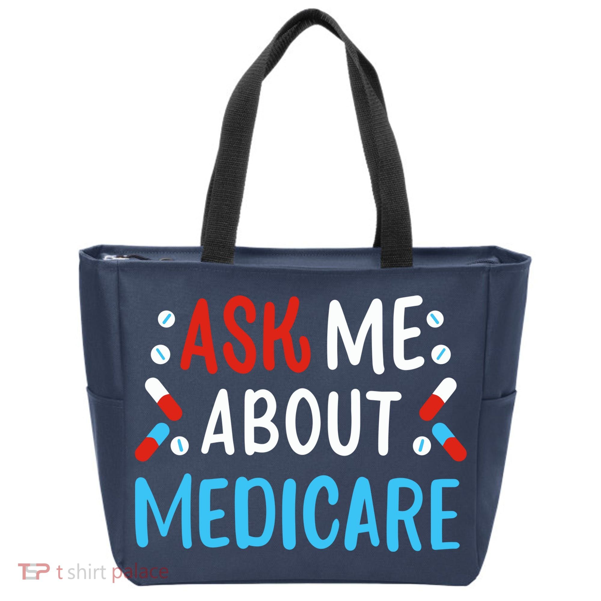 Ask Me About Medicare Tote Bag