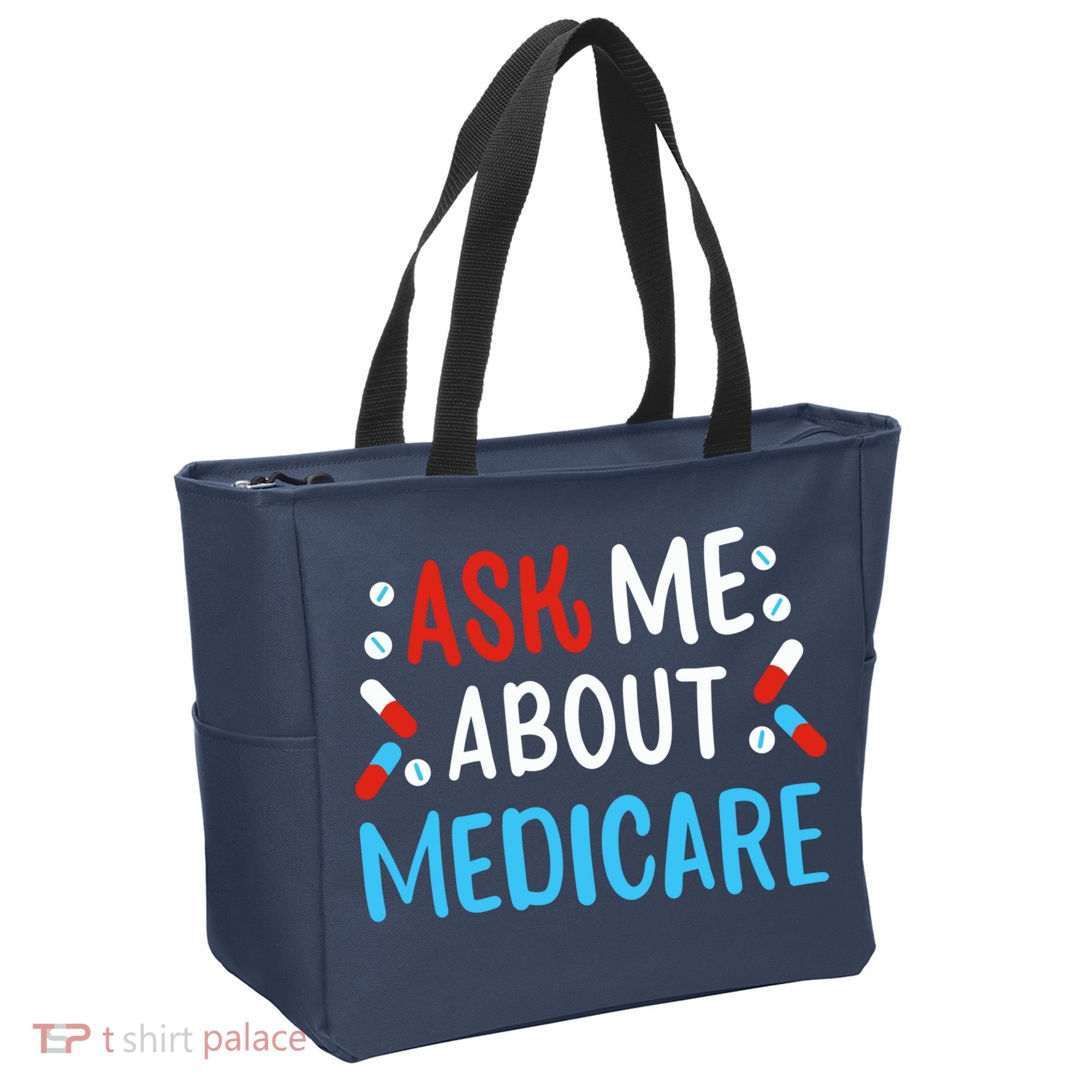 Ask Me About Medicare Tote Bag