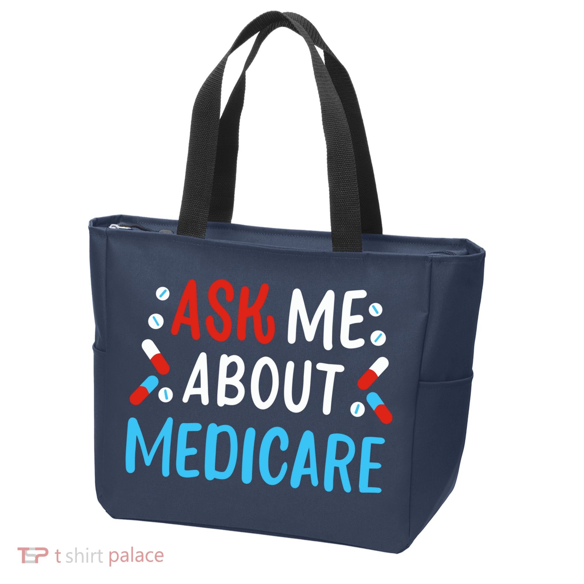 Ask Me About Medicare Tote Bag