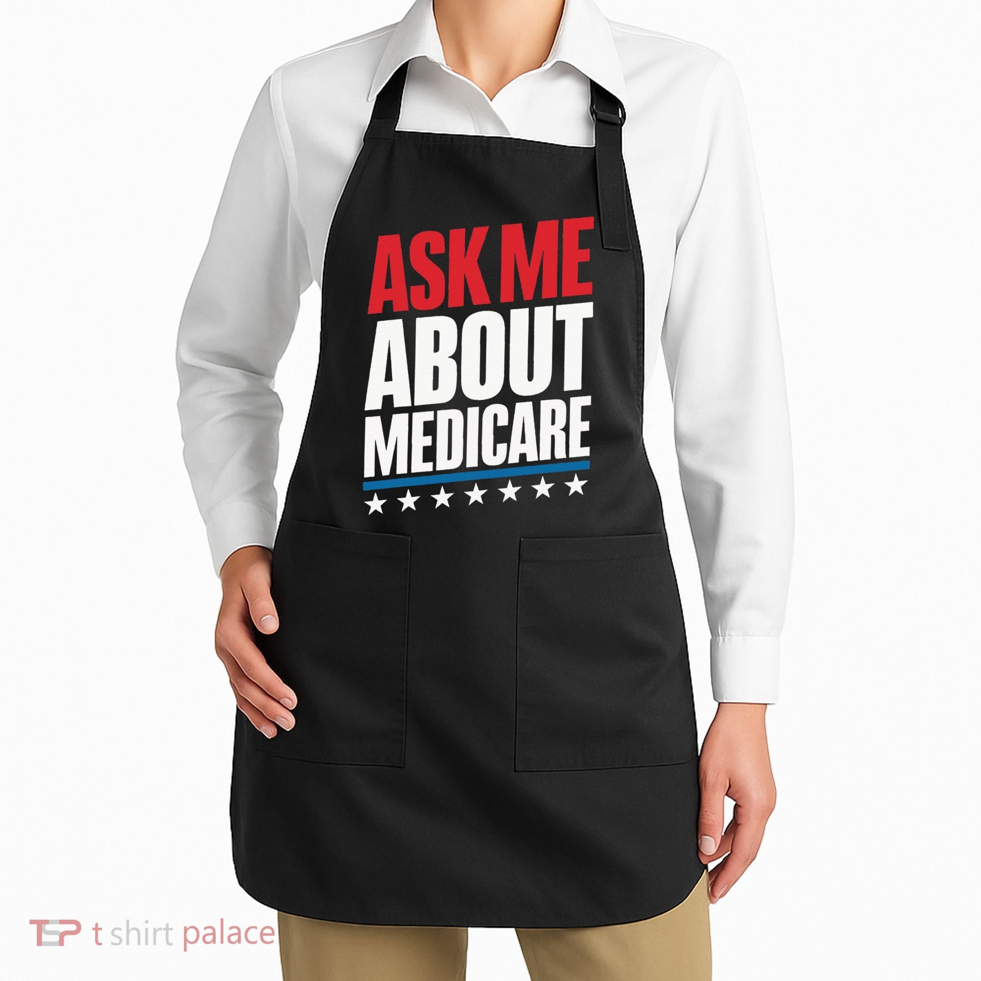 Ask Me About Medicare Apron