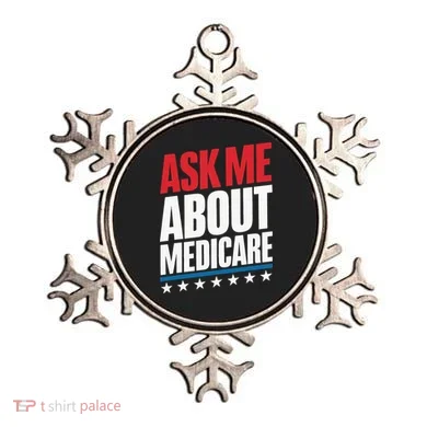 Ask Me About Medicare Ornament