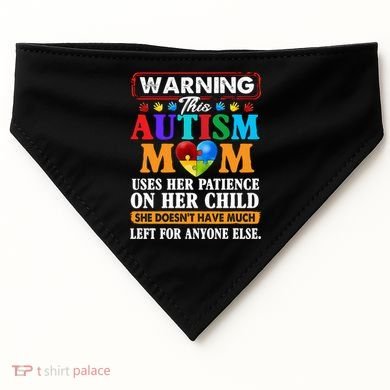 Autism Mom USA-Made Doggie Bandana