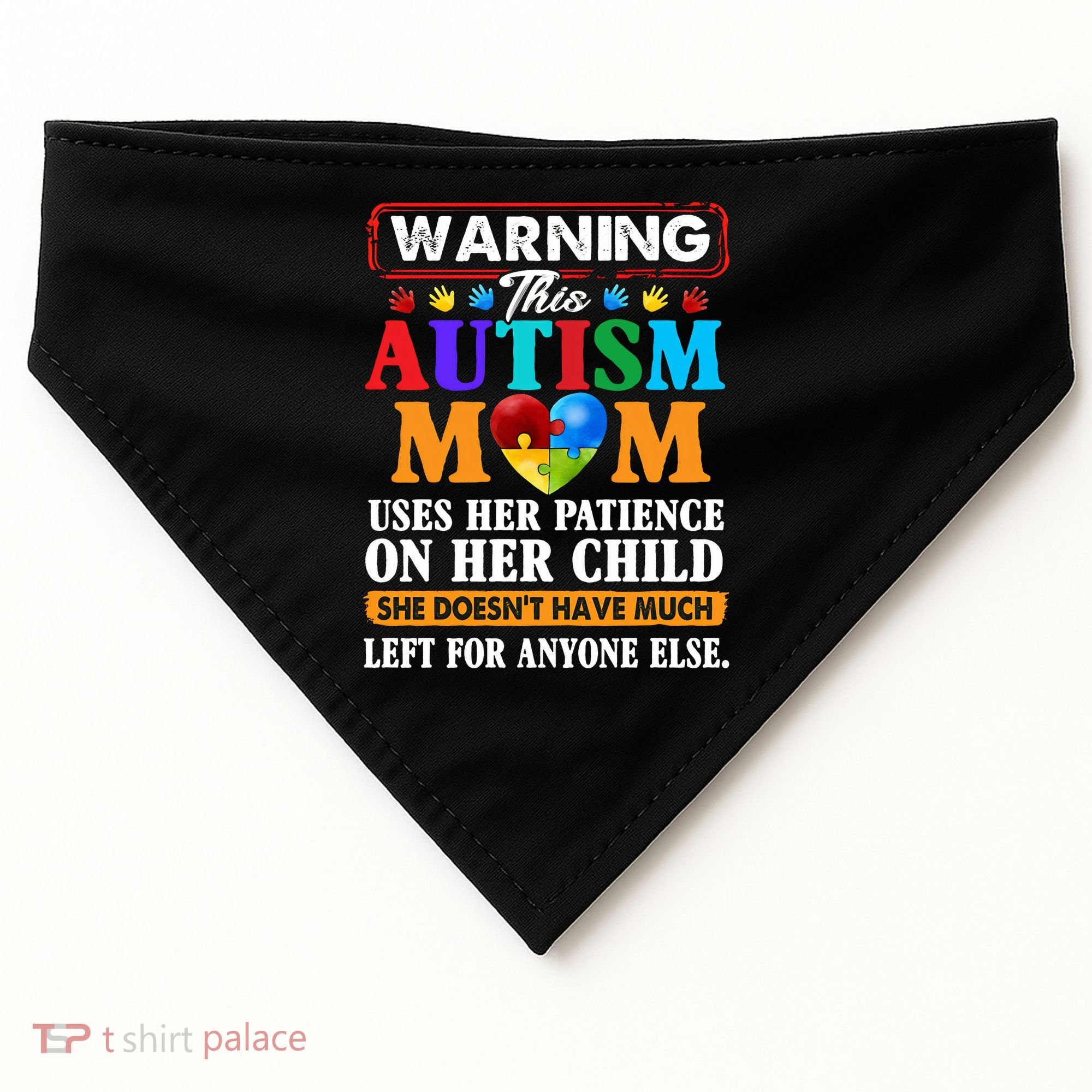 Autism Mom USA-Made Doggie Bandana