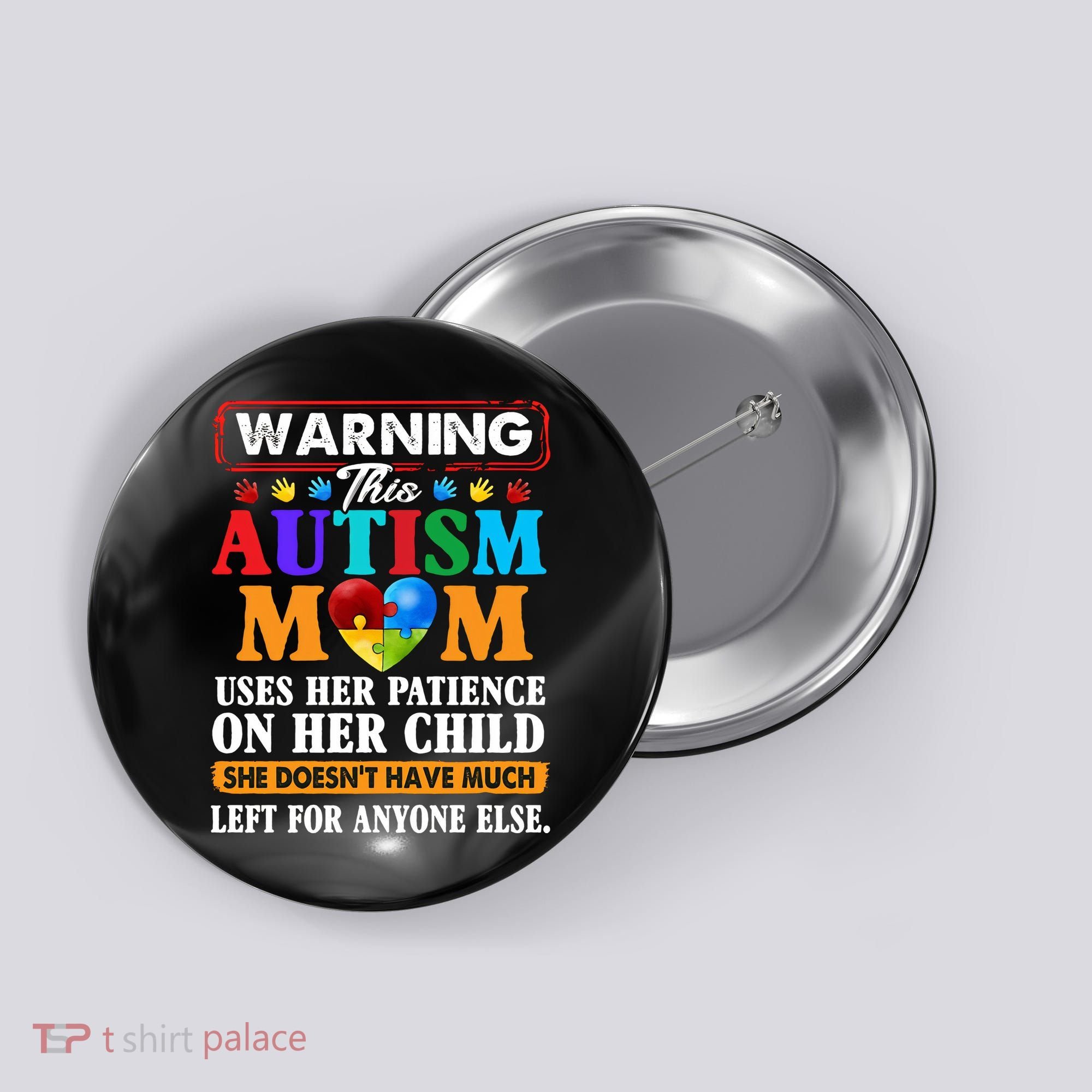 Autism Mom Button