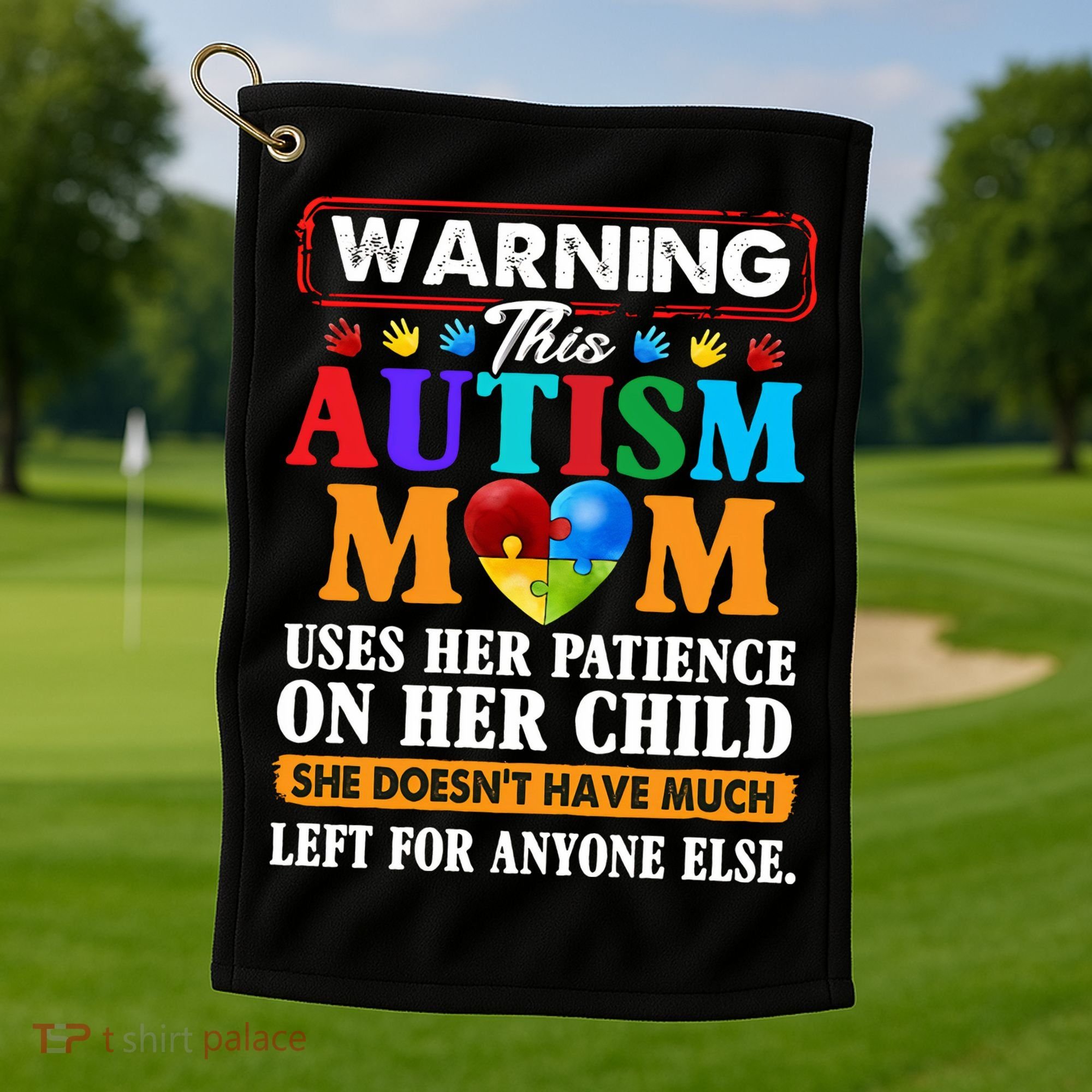 Autism Mom Golf Towel