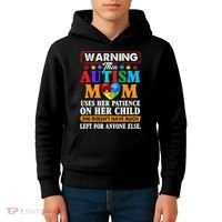 Autism Mom Kids Hoodie thumb 4