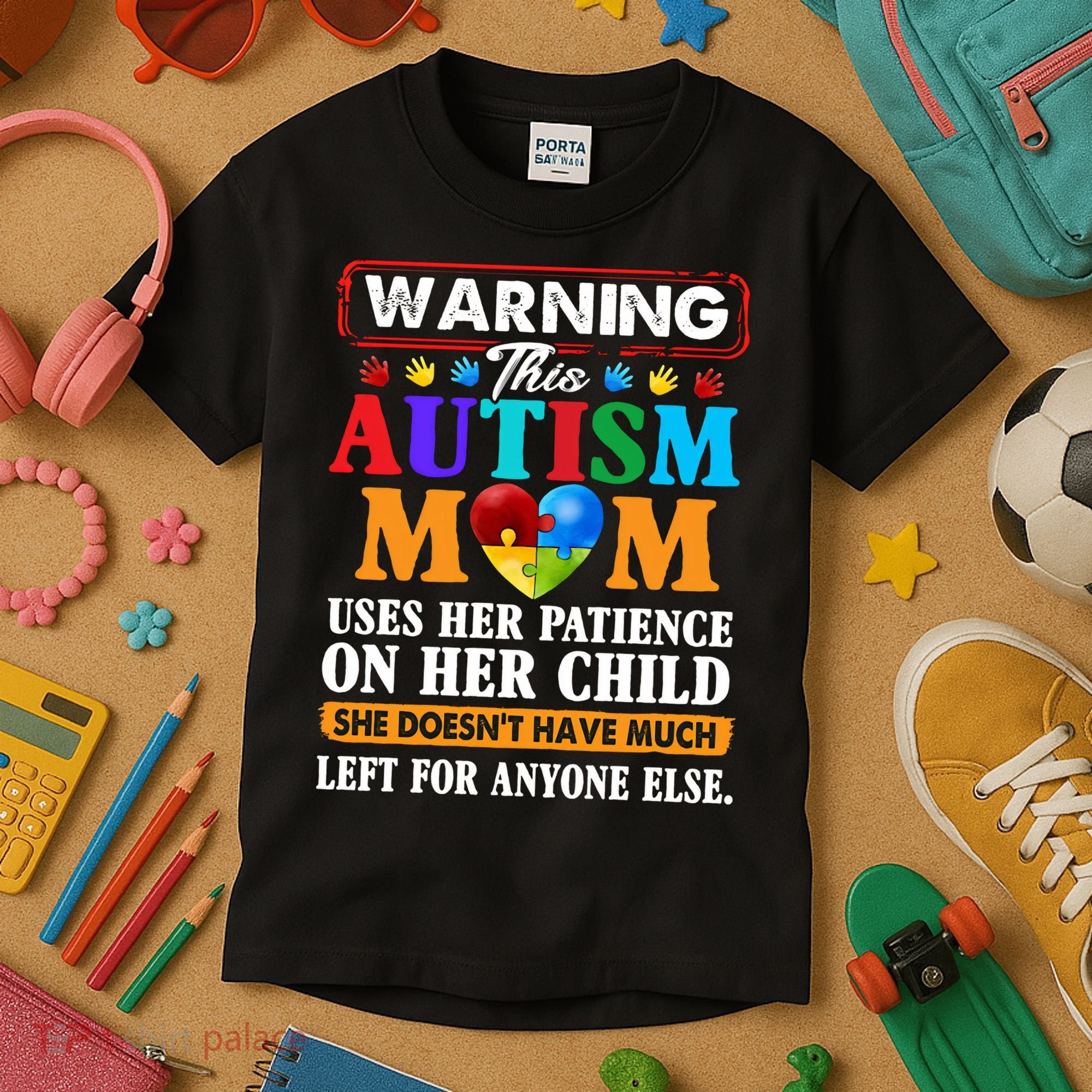 Autism Mom Kids T-Shirt