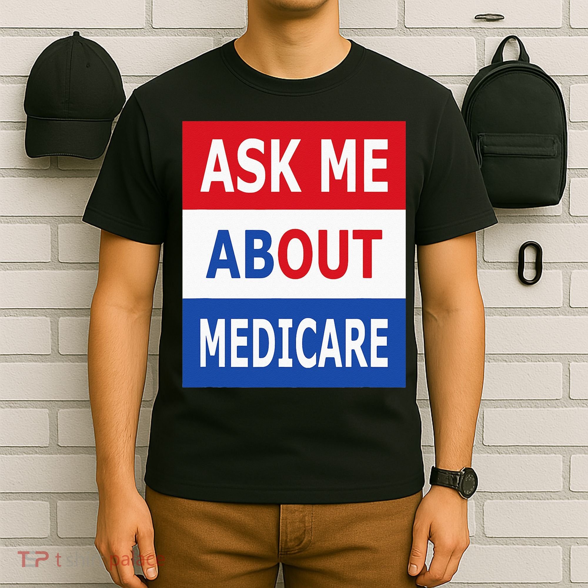 Ask Me About Medicare Insurance Agent Broker T-Shirt