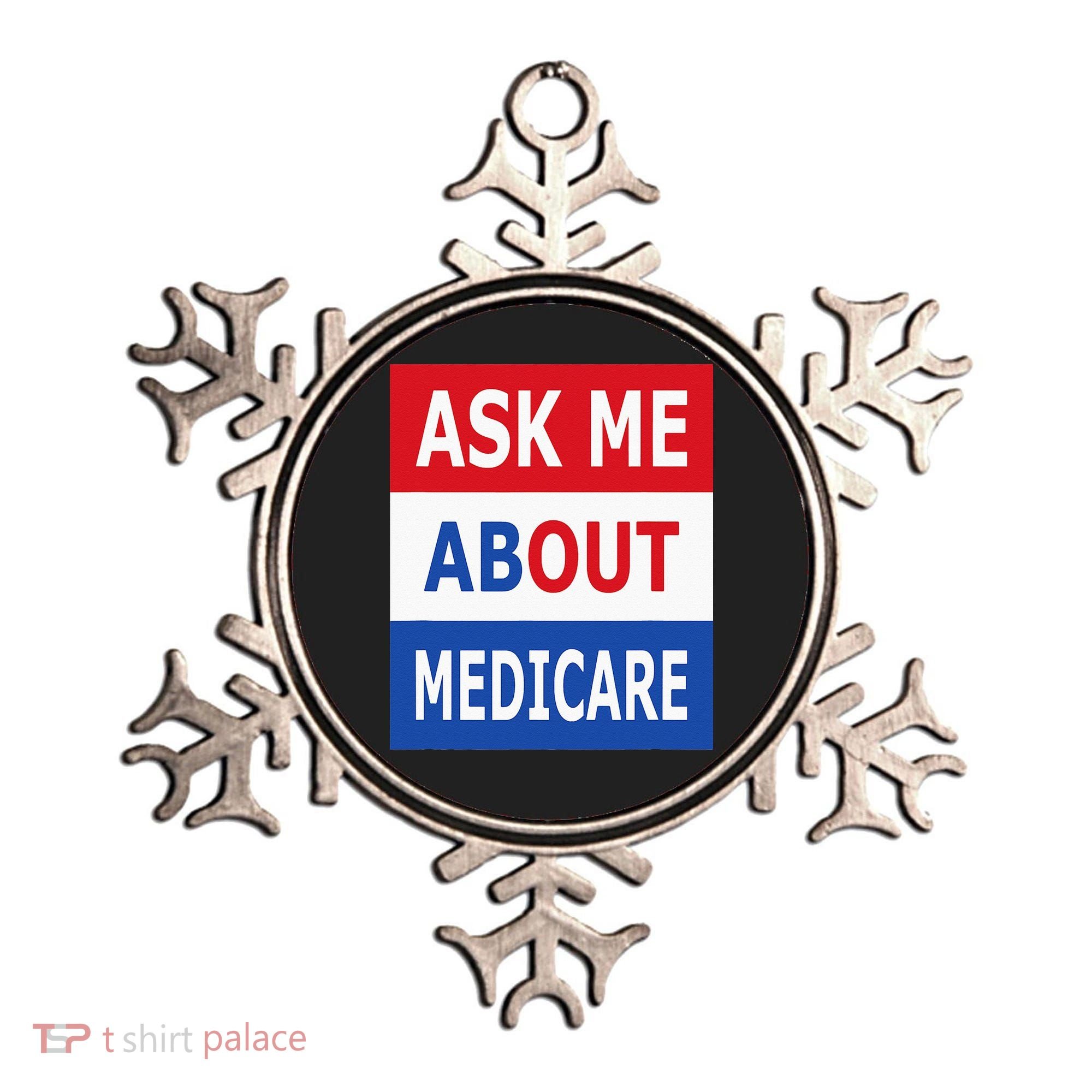 Ask Me About Medicare Insurance Agent Broker Ornament