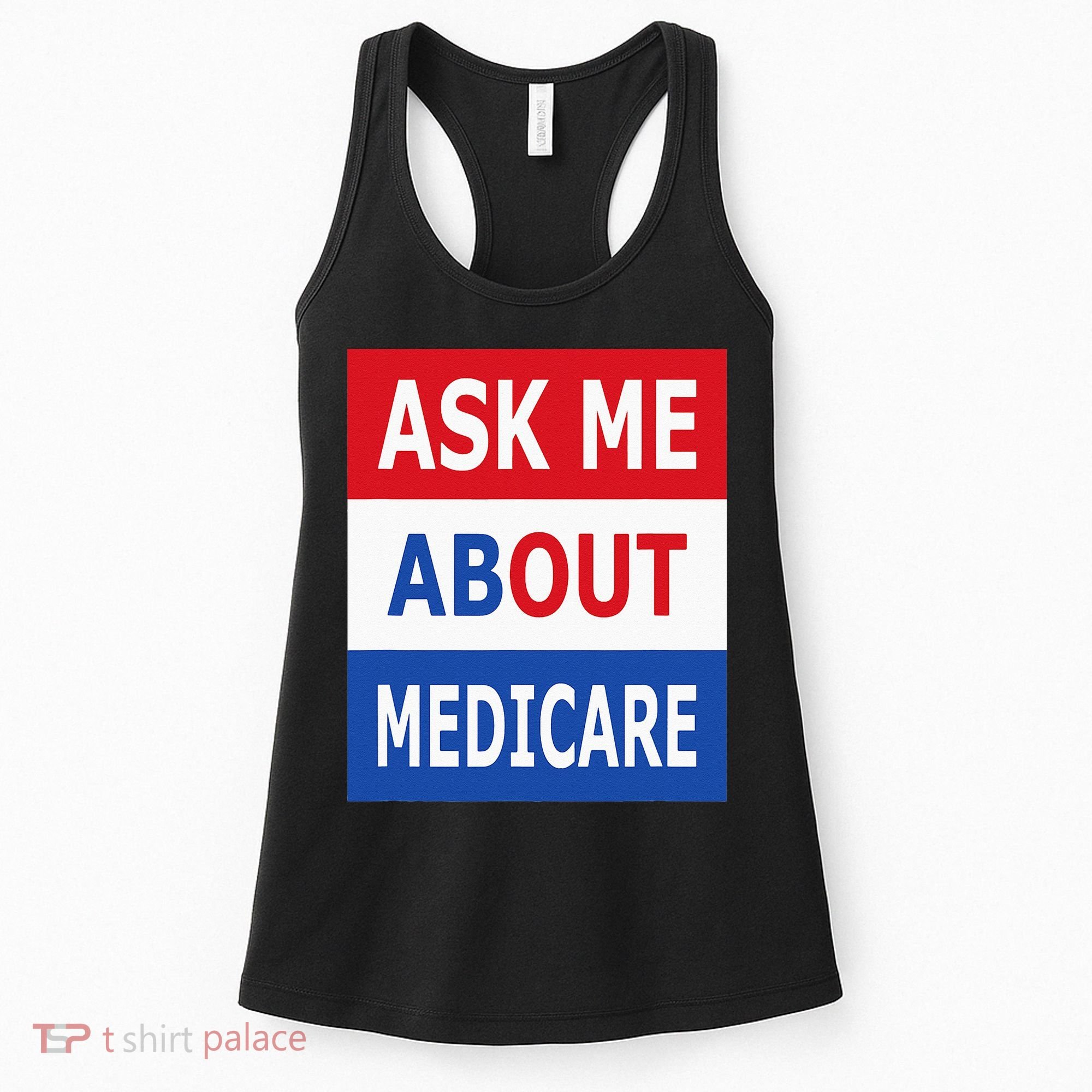 Ask Me About Medicare Insurance Agent Broker Women's Tank Top