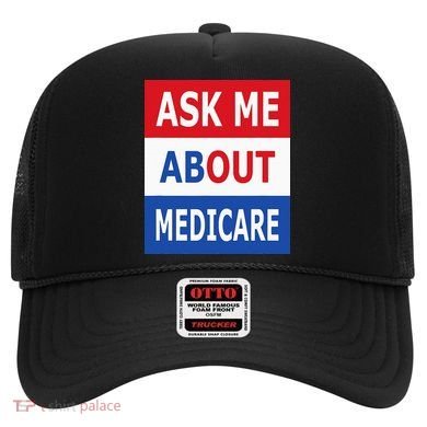 Ask Me About Medicare Insurance Agent Broker Hat