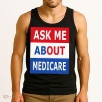 Ask Me About Medicare Insurance Agent Broker Tank Top thumb 3