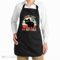 Ask Me About My Butthole Funny Cat Butt Apron thumb 2