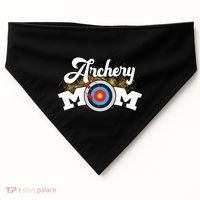 Archery Mom Archer Bow Arrow Mother's Day Sports Lover Gift USA-Made Doggie Bandana thumb 0