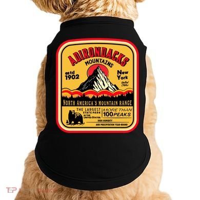Adirondack Mountains (Adk) Aged Look Doggie Tank