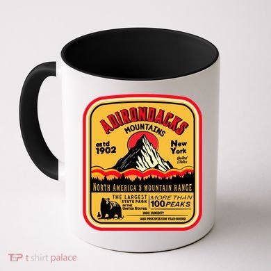 Adirondack Mountains (Adk) Aged Look Coffee Mug
