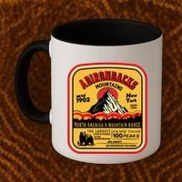 Adirondack Mountains (Adk) Aged Look Coffee Mug thumb 2