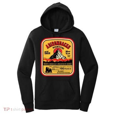 Adirondack Mountains (Adk) Aged Look Women's Hoodie