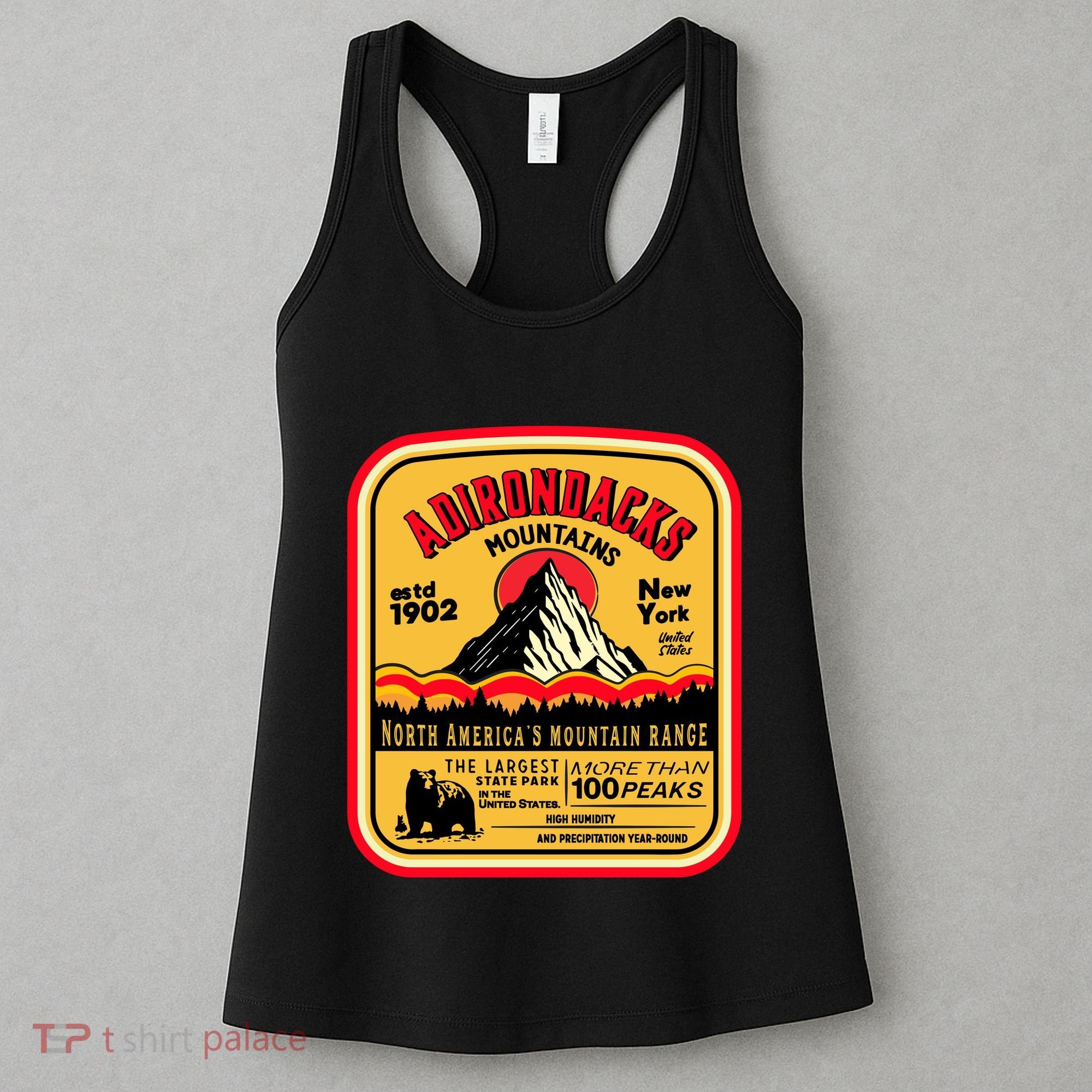 Adirondack Mountains (Adk) Aged Look Women's Tank Top