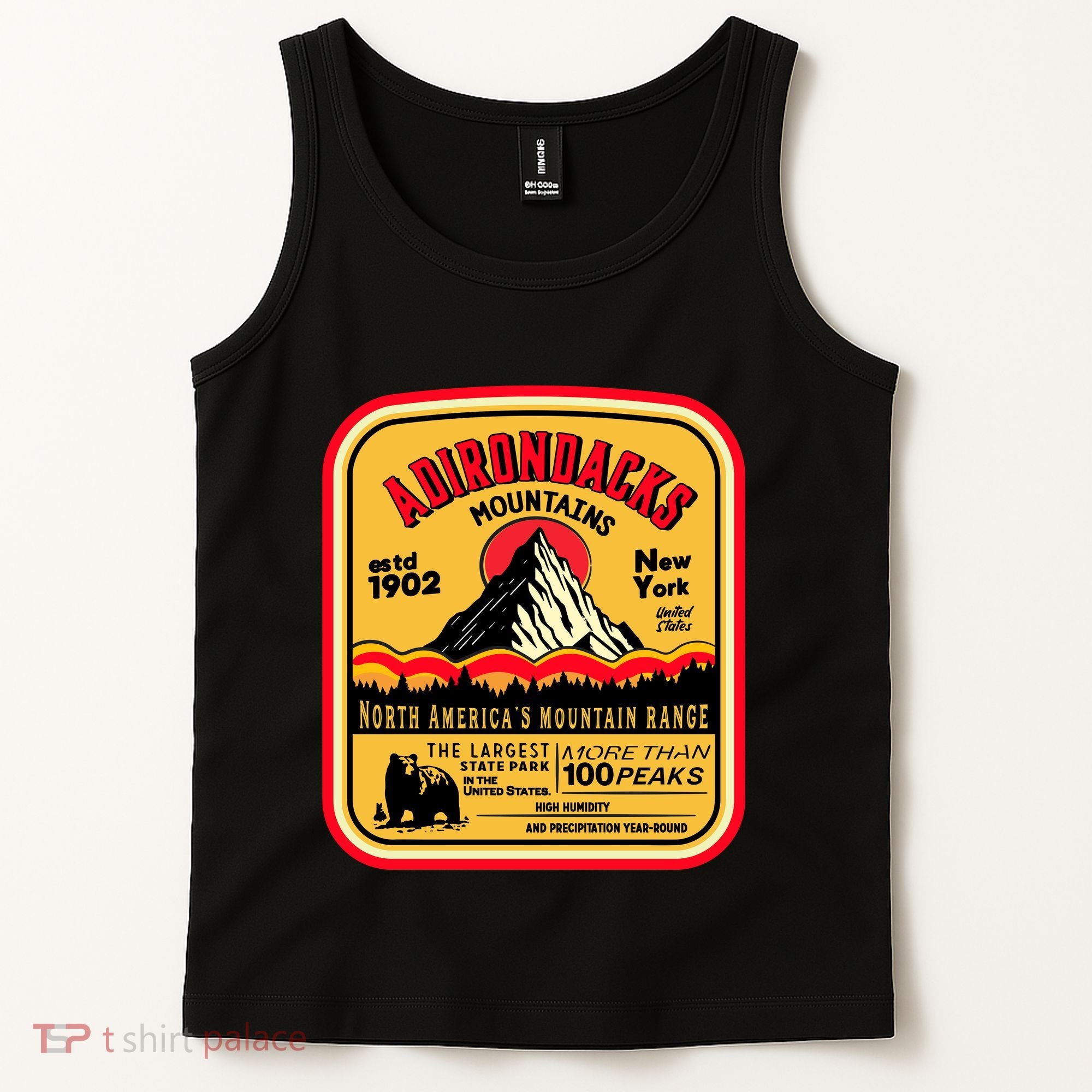 Adirondack Mountains (Adk) Aged Look Tank Top