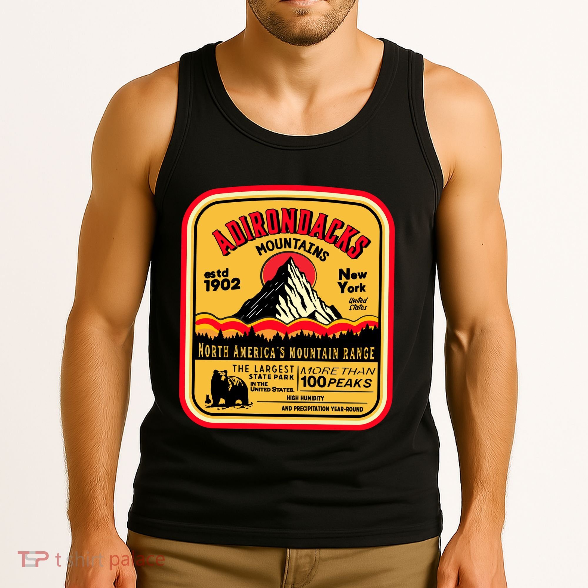 Adirondack Mountains (Adk) Aged Look Tank Top