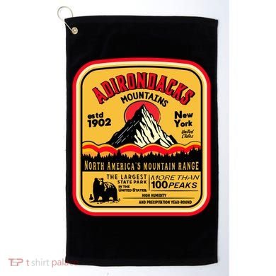 Adirondack Mountains (Adk) Aged Look Golf Towel