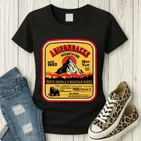 Adirondack Mountains (Adk) Aged Look Women's T-Shirt thumb 3